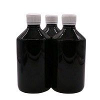 500mL/16.9oz Μπουκάλι πλαστικού σιροπιού PET Υγρά Συμπλήρωμα Φαρμάκων Περιέκτη με Κέπα