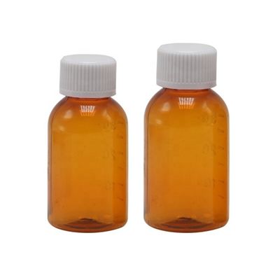 Υψηλής ποιότητας λάδι καπνού 30 ml PET Amber πλαστικό σιρόπι υγρό μπουκάλι με καπάκι βίδα