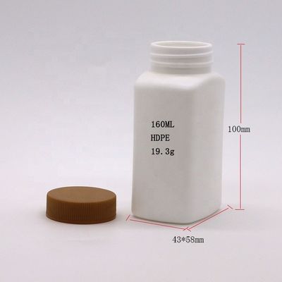 Άλλα Φαρμακευτικά Συσκευασμένα Χρώμα HDPE 160 ml Μία μοναδική μορφή Φαρμακευτικό μπουκάλι με διάφορα καπάκια