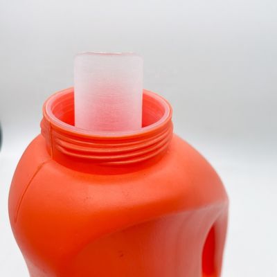Προσαρμοσμένο χρώμα HDPE 2 λίτρα μπουκάλι υγρού απορρυπαντικού πλυντηρίου για καθαρισμό δοχείων