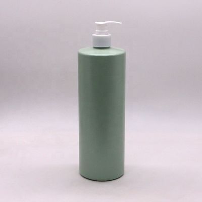 Χορτοκόλλημα HDPE 1L 1000mL Προσαρμοσμένη αντλία χρώματος / ψεκαστήρας λοσιόν μπουκάλι σαμπουάν δοχεία