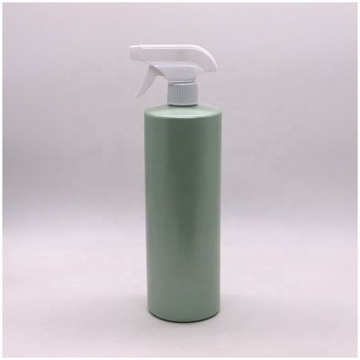 Χορτοκόλλημα HDPE 1L 1000mL Προσαρμοσμένη αντλία χρώματος / ψεκαστήρας λοσιόν μπουκάλι σαμπουάν δοχεία