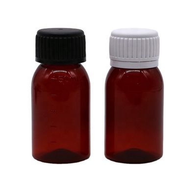 50 ml μπουκάλι σιρόπι για βήχα PET για λαδιούχα στοματικά υγρά αποθήκευση