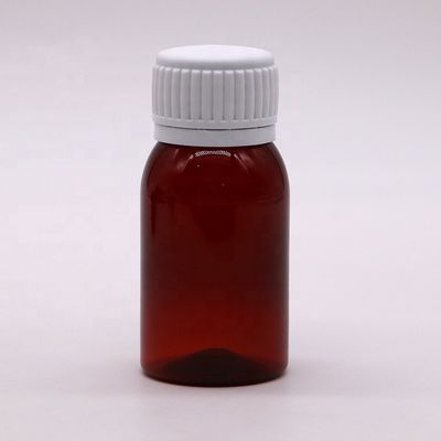 50 ml μπουκάλι σιρόπι για βήχα PET για λαδιούχα στοματικά υγρά αποθήκευση