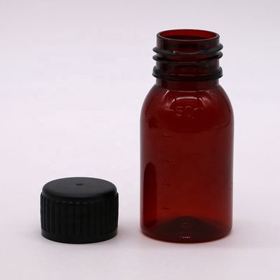 50 ml μπουκάλι σιρόπι για βήχα PET για λαδιούχα στοματικά υγρά αποθήκευση