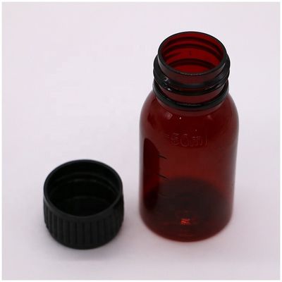 50 ml μπουκάλι σιρόπι για βήχα PET για λαδιούχα στοματικά υγρά αποθήκευση