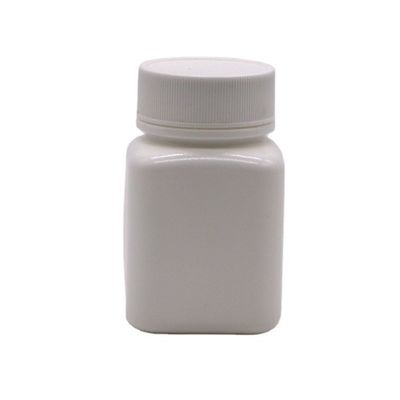 Προσαρμοσμένο χρώμα 60ml HDPE τετραγωνικό πλαστικό μπουκάλι για δισκίο