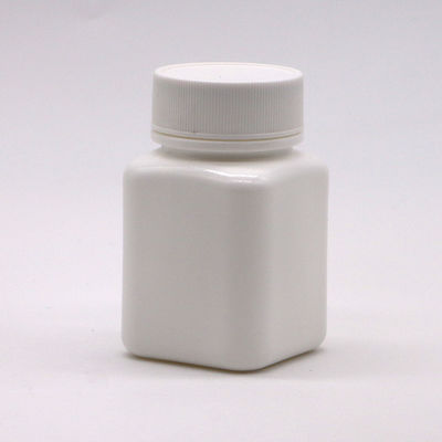 Προσαρμοσμένο χρώμα 60ml HDPE τετραγωνικό πλαστικό μπουκάλι για δισκίο