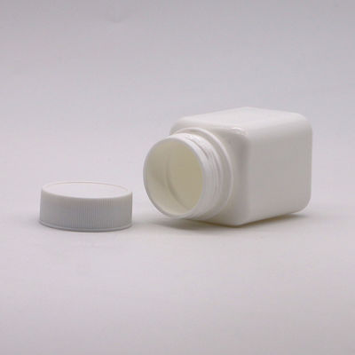 Προσαρμοσμένο χρώμα 60ml HDPE τετραγωνικό πλαστικό μπουκάλι για δισκίο