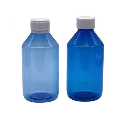 Προσαρμοσμένο χρώμα 250ML PET πλαστικό υγρό μπουκάλι βίδα καπάκι και επιλογή χρώματος περιλαμβάνεται