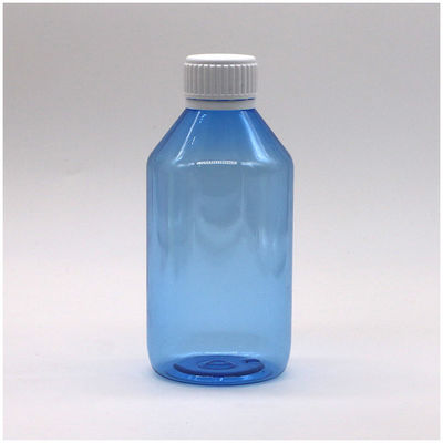 Προσαρμοσμένο χρώμα 250ML PET πλαστικό υγρό μπουκάλι βίδα καπάκι και επιλογή χρώματος περιλαμβάνεται