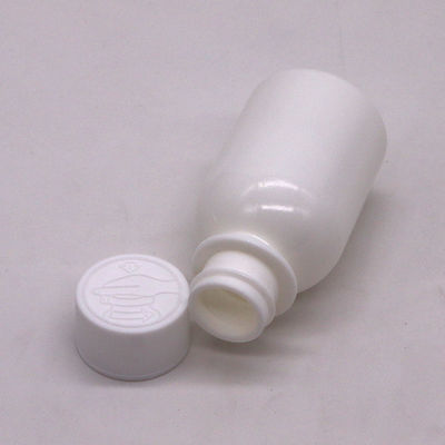 Παιδικά προστατευόμενο δοχείο καπάκις 60 ml PE λευκό φιαλίδιο υγρού για το στόμα για σιρόπι βήχα