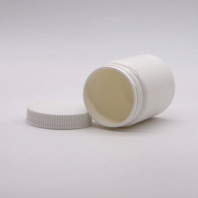 100 ml μπουκάλι κρέμας στρογγυλού σχήματος PE με κολάρο για βάζο αλοιφής και καψάκια πλαστικών δισκίων