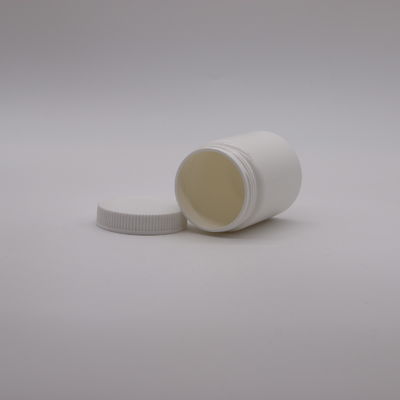 100 ml μπουκάλι κρέμας στρογγυλού σχήματος PE με κολάρο για βάζο αλοιφής και καψάκια πλαστικών δισκίων