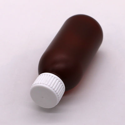 120 ml Σιρόπι για το βήχα Στρογγυλό υγρό παγετό πλαστικό μπουκάλι για ιατρικά απόβλητα