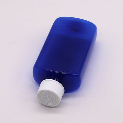 Προσαρμοσμένο λογότυπο 180ML PET τετράγωνο αποστειρωμένο μπουκάλι για το σιρόπι βήχα με καπάκι ασφαλείας παιδιού