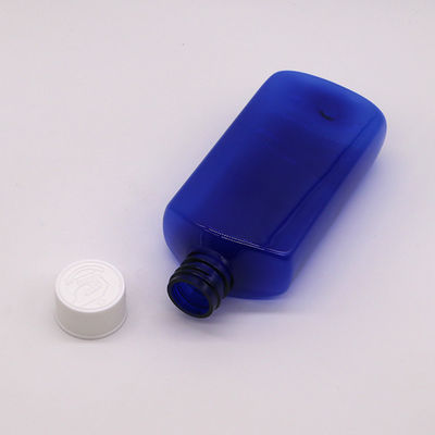 Προσαρμοσμένο λογότυπο 180ML PET τετράγωνο αποστειρωμένο μπουκάλι για το σιρόπι βήχα με καπάκι ασφαλείας παιδιού