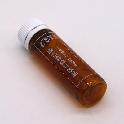 15 ml μπουκάλι υγρού από το στόμα PET Amber Brown με αδιάβροχο καπάκι για ιατρική συσκευασία