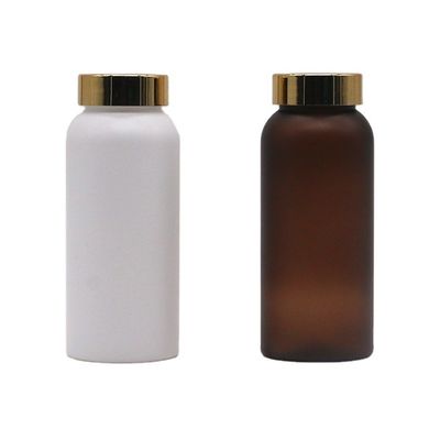 250 ml PET πλαστικό μπουκάλι για συμπλήρωμα χάπι κάψουλα Ταμπλέτα Συσκευή αποθήκευσης Ματ Φινίρισμα