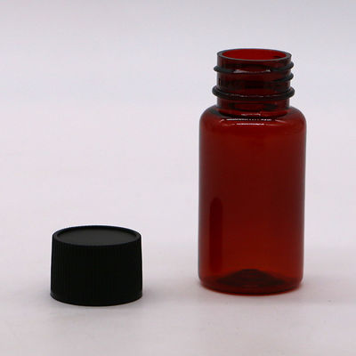 Βασικό υλικό PET 1oz/25ml Προσαρμοσμένο στοματικό υγρό πλαστικό μπουκάλι για την ιατρική βιομηχανία