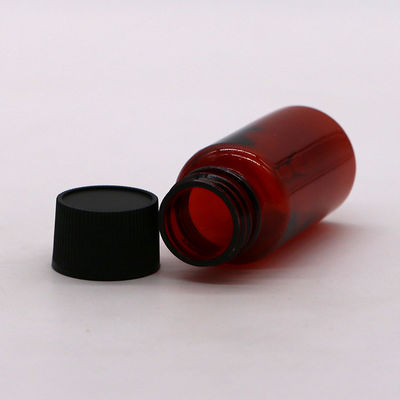 Βασικό υλικό PET 1oz/25ml Προσαρμοσμένο στοματικό υγρό πλαστικό μπουκάλι για την ιατρική βιομηχανία