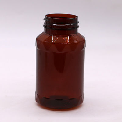 150 ml χωρητικότητας μπουκάλια πλαστικού PET μοναδικού σχήματος για χάπια και κάψουλες σε προσαρμοσμένα χρώματα