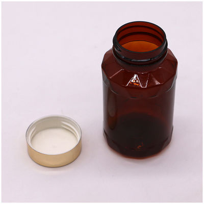 150 ml χωρητικότητας μπουκάλια πλαστικού PET μοναδικού σχήματος για χάπια και κάψουλες σε προσαρμοσμένα χρώματα