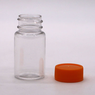 20 ml/CC Φιαλίδιο υγρού πλαστικού PET με ένθετο για χάπια και φιαλίδιο φαρμάκων αδιάβροχο