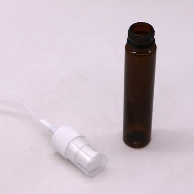 30 ml / 1 OZ PET φορητό προσαρμοσμένο χρώμα κεχριμπάρι / καφέ φιάλη σπρέι