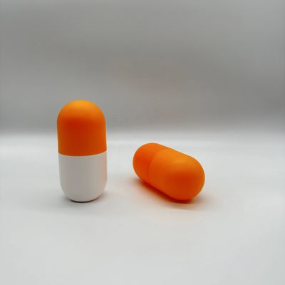 Τυπογράφηση με οθόνη HDPE πλαστικό μπουκάλι κάψουλας για κάψουλες