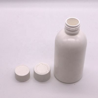 Εκτύπωση με οθόνη 100ml/200ml250ml HDPE λευκό κενό φιαλίδιο με καπάκι ασφαλείας παιδιών