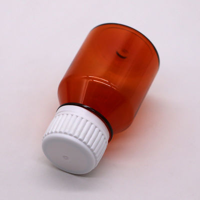 50 ml PET κενά φορητά πλαστικά μπουκάλια χάπια με λευκό καπάκι βίδα ταξιδιωτικό μπουκάλι συσκευασίας χάπια