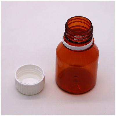 50 ml PET κενά φορητά πλαστικά μπουκάλια χάπια με λευκό καπάκι βίδα ταξιδιωτικό μπουκάλι συσκευασίας χάπια