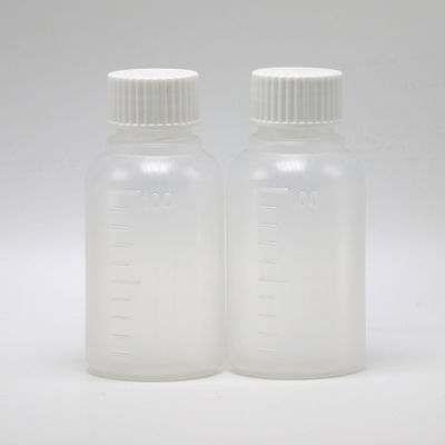 Βιομηχανική Ιατρική 60 ml/2oz HDPE Σιρόπι Φιαλίδιο Λευκό/Μπλε Αδιαφανές Αντι-Πολυπετάχιο