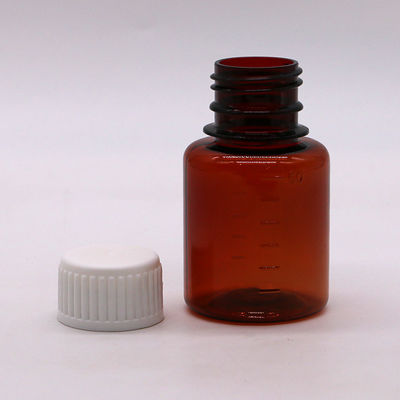 2OZ/60ml/cc PET Brown Medicine Grading Scale υγρό μπουκάλι συσκευασίας για το λάδι τσιγάρων