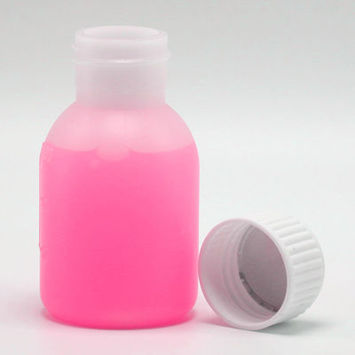 Φιαλάκι σιρόπι PE 60mL / 2oz σε λευκό / μπλε αδιαφανές χρώμα για εξατομικευμένες επιλογές χρώματος