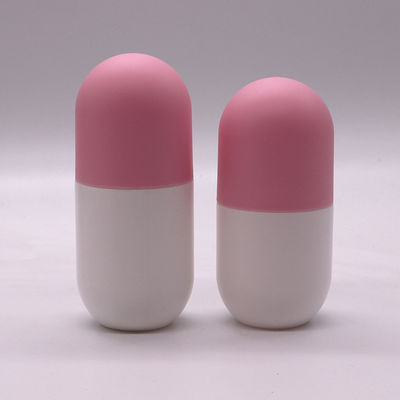 130 ml μπουκάλι HDPE με σχήμα κάψουλας για συμπλήρωμα διατροφής με καπάκι με κατσαρόλα