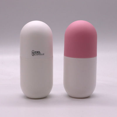 130 ml μπουκάλι HDPE με σχήμα κάψουλας για συμπλήρωμα διατροφής με καπάκι με κατσαρόλα