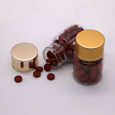 Φαρμακευτική συσκευασία 35 ml PET Μικρό πλαστικό μπουκάλι για χάπια με προσαρμόσιμα χρωματικά καπάκια