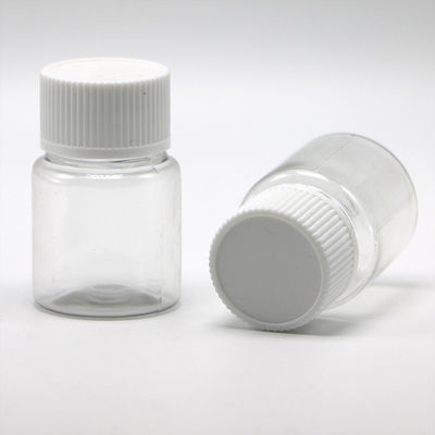 Φαρμακευτική συσκευασία 35 ml PET Μικρό πλαστικό μπουκάλι για χάπια με προσαρμόσιμα χρωματικά καπάκια