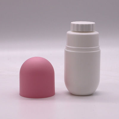 130 ml μπουκάλι HDPE με σχήμα κάψουλας για συμπλήρωμα διατροφής με καπάκι με κατσαρόλα