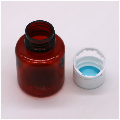 70 ml PET Amber Maple Cough Syrup Φιαλίδιο στοματικού υγρού με κάλυμμα ασφαλείας και θερμική σφραγίδα