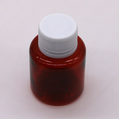 70 ml PET Amber Maple Cough Syrup Φιαλίδιο στοματικού υγρού με κάλυμμα ασφαλείας και θερμική σφραγίδα