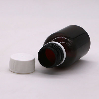 80 ml μπουκάλι υγρού από στόμα για το σιρόπι βήχας από σφεντόνι PET με εκτύπωση οθόνης και κάλυμμα ασφαλείας