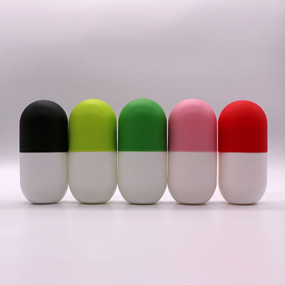 Πιο δημοφιλές 120cc/130ml/180ml HDPE μπουκάλι με σχήμα κάψουλας για συμπλήρωμα διατροφής 4oz
