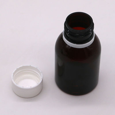 80 ml μπουκάλι υγρού από στόμα για το σιρόπι βήχας από σφεντόνι PET με εκτύπωση οθόνης και κάλυμμα ασφαλείας