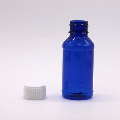100cc μπουκάλι PET Amber/Orange/Blue Maple Cough Syrup με κάλυμμα ασφαλείας και θερμική σφραγίδα