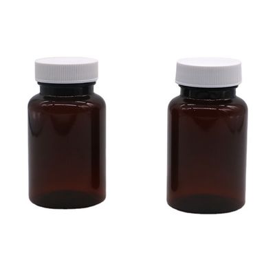 Προσαρμόσιμο κολάρο PET 120ml Σκληρό πλαστικό μπουκάλι για φάρμακα και προϊόντα υγείας