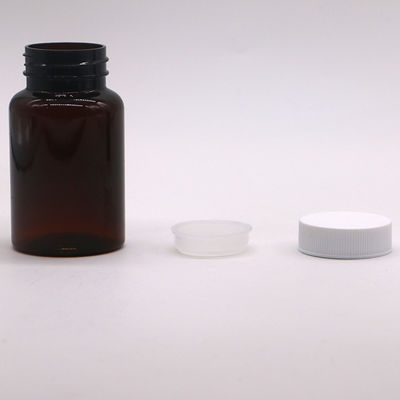 Προσαρμόσιμο κολάρο PET 120ml Σκληρό πλαστικό μπουκάλι για φάρμακα και προϊόντα υγείας
