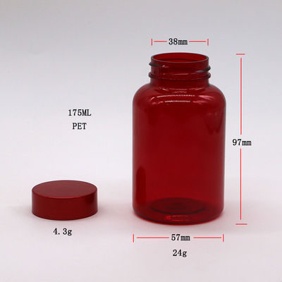 Φιαλίδιο φαρμάκων με φιαλίδια τύπου PET 175ML/6OZ